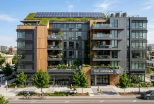 Residential building with leed design