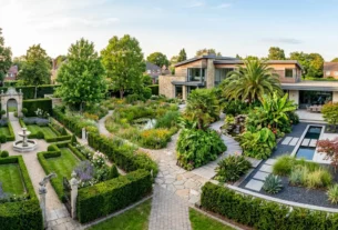 Residential garden style