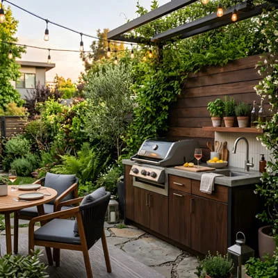 Outdoor Kitchens That Bring Families Together 3 Small modern outdoor kitchen