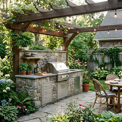 Outdoor Kitchens That Bring Families Together 5 Small outdoor kitchen