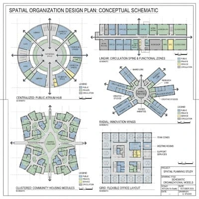 Spatial organization layout