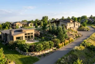 Topography giving privacy from neighbors