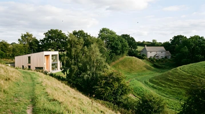 Landscape Design Can Create Privacy Without Fences 3 Topography giving privacy
