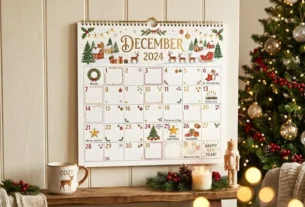 beautiful holiday calendar