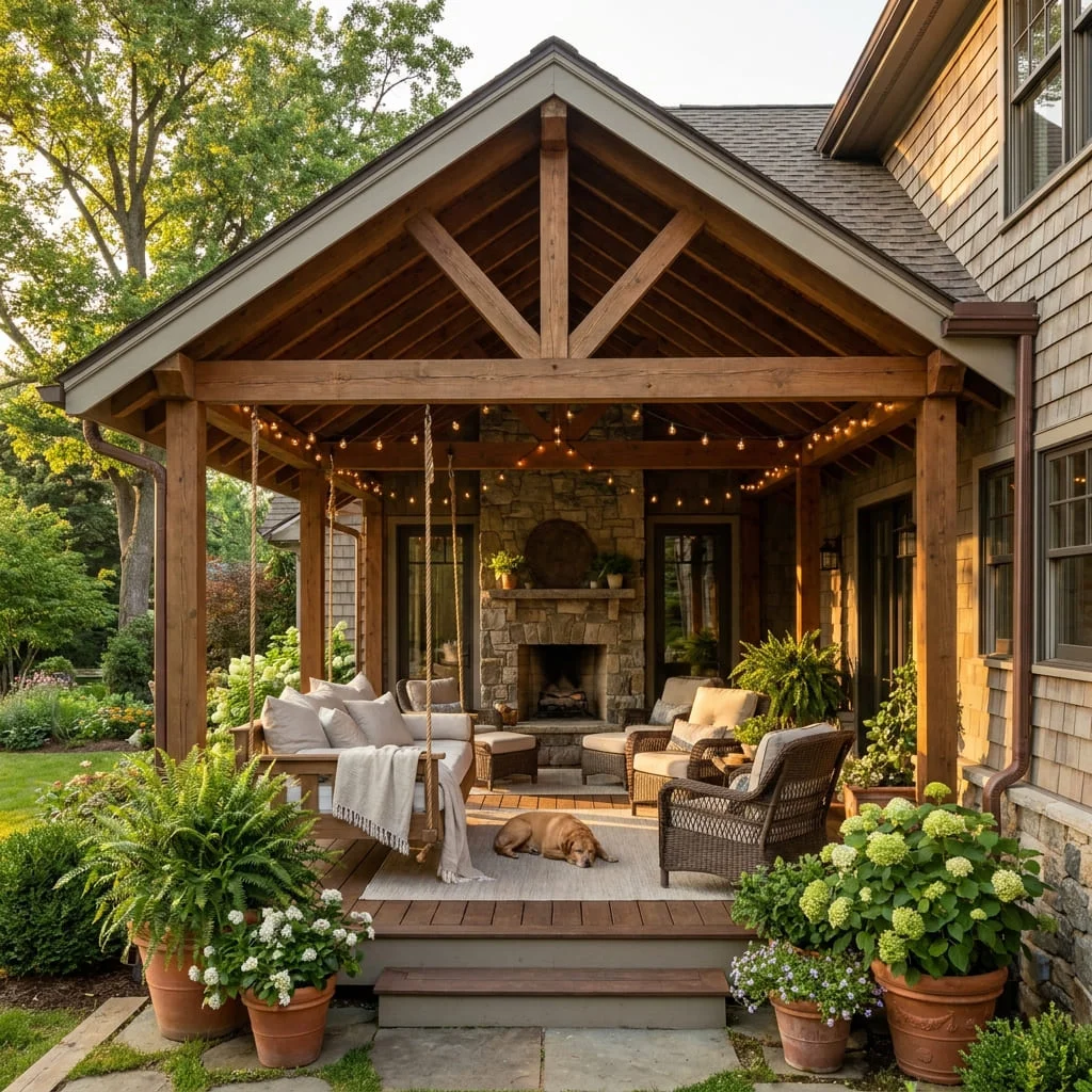Outdoor Living: The Complete Guide to Patios, Verandahs, Pools, and Comfortable Spaces Beyond the Home 5 residential porch