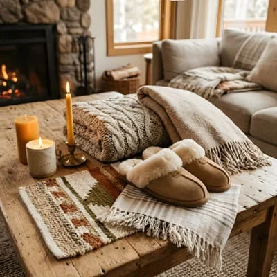 candles and woolens