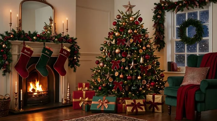 christmas color palette design