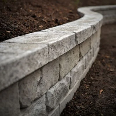 Garden:The Complete Guide to Planning, Planting, and Sustainable Landscaping for Every Space 37 Constructed retaining wall