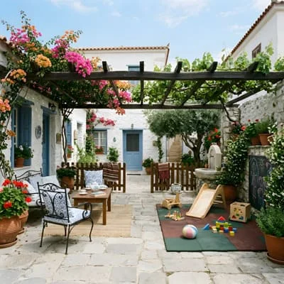 courtyard for children