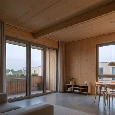 cross laminated timber apartment