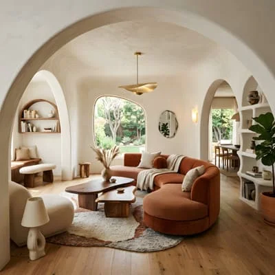 Curved sofas