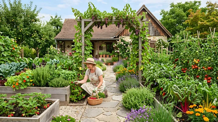 Edible Landscaping: How to Blend Fruit, Herbs, and Ornamentals in One Beautiful Garden 5 edible landscaping garden