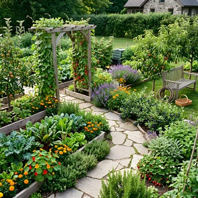 Edible Landscaping: How to Blend Fruit, Herbs, and Ornamentals in One Beautiful Garden 7 edible landscaping plants