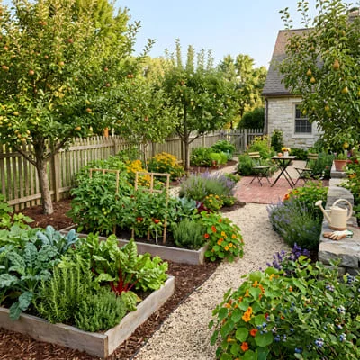 Edible Landscaping: How to Blend Fruit, Herbs, and Ornamentals in One Beautiful Garden 8 edible landscaping vegetables