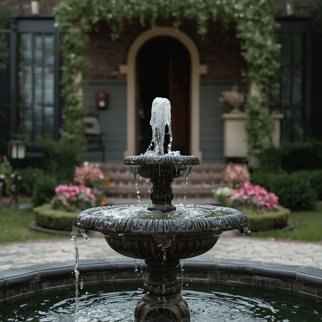 Outdoor Living: The Complete Guide to Patios, Verandahs, Pools, and Comfortable Spaces Beyond the Home 11 fountain