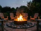 garden fire pit people