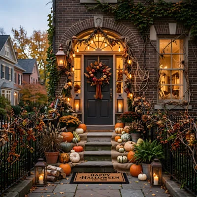 Halloween decor façade