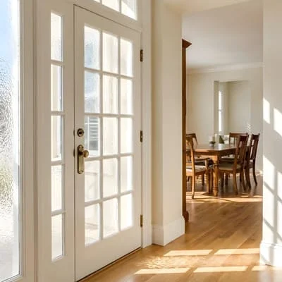 interior door natural light transfer 
