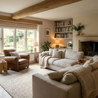 living room comfortable