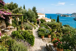 mediterranean garden landscape