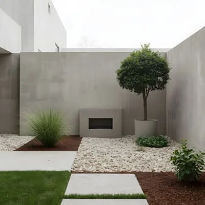 Garden:The Complete Guide to Planning, Planting, and Sustainable Landscaping for Every Space 32 minimalist residential garden