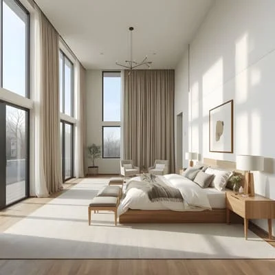Natural light bedroom