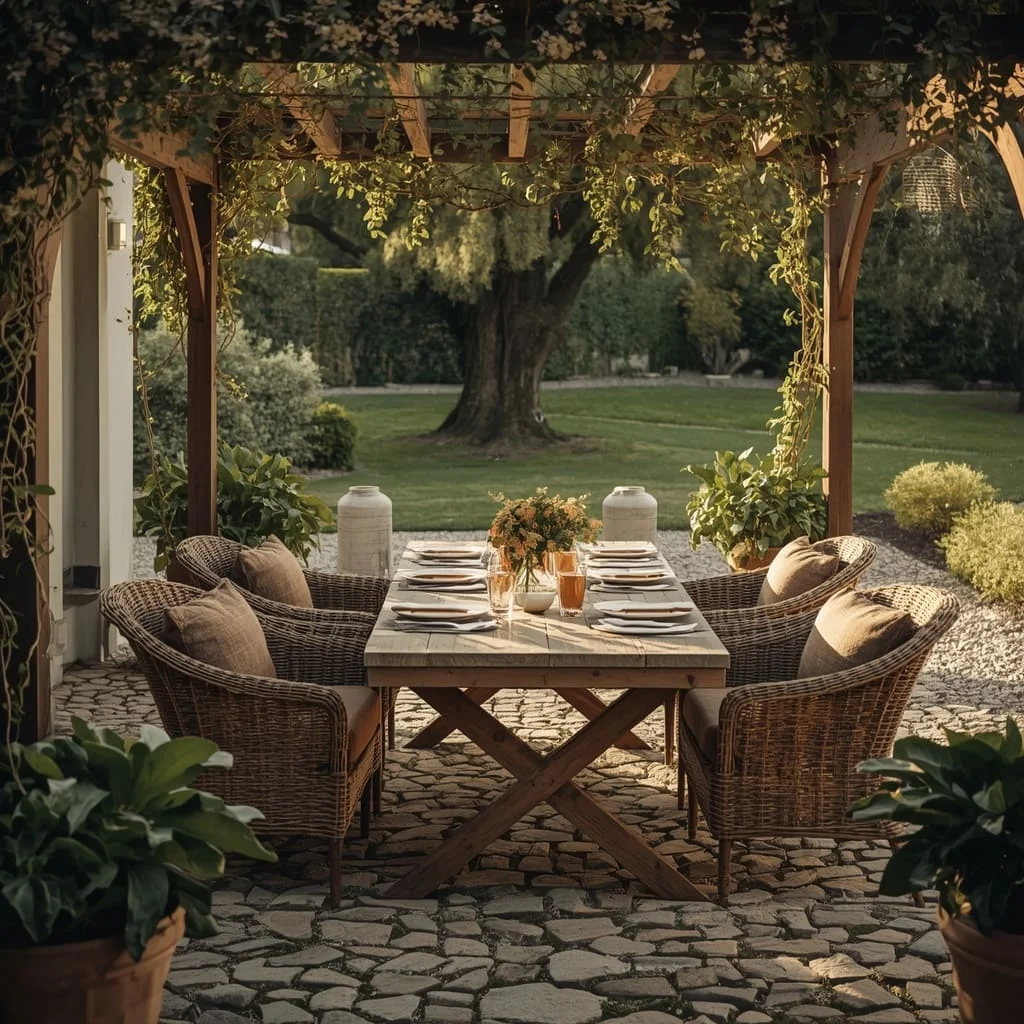 Outdoor Living: The Complete Guide to Patios, Verandahs, Pools, and Comfortable Spaces Beyond the Home 7 outdoor dining area