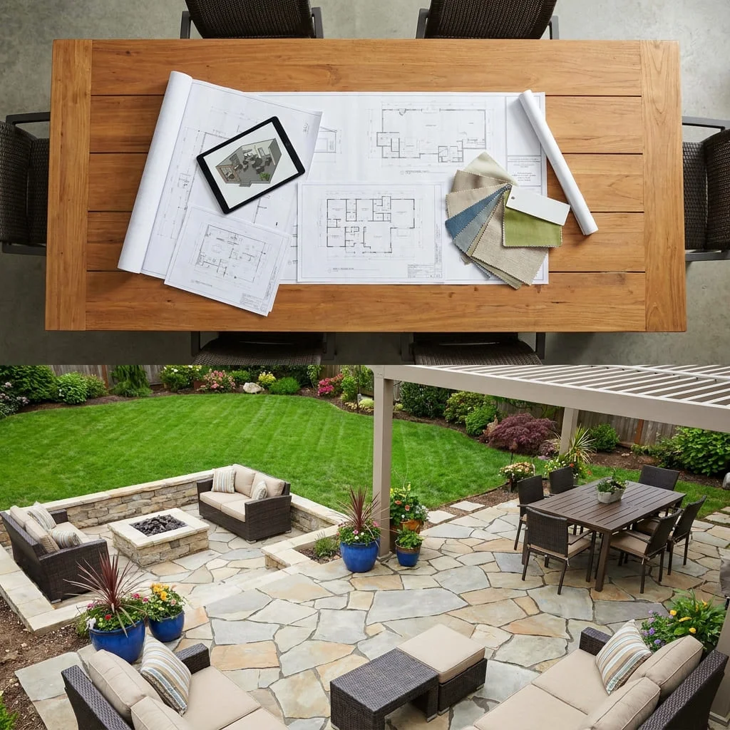 Outdoor Living: The Complete Guide to Patios, Verandahs, Pools, and Comfortable Spaces Beyond the Home 3 outdoor living layout planning