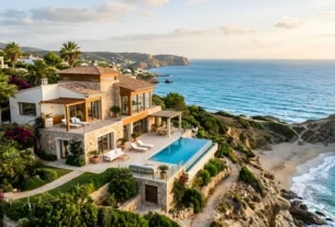 residential coastal landscape