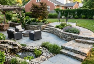 residential garden hardscaping type
