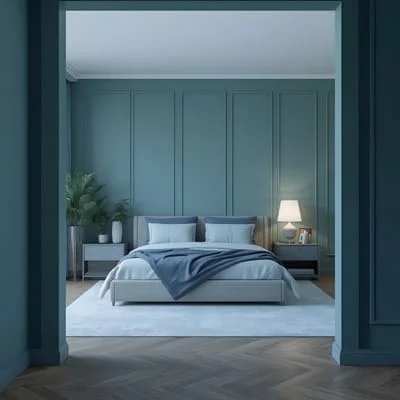 Serene bedroom