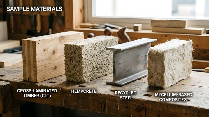 Sustainable sample materials