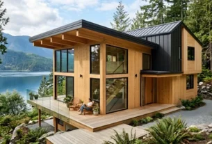 timber residential house