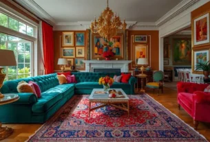 vibrant living room