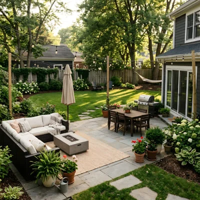 Outdoor Living: The Complete Guide to Patios, Verandahs, Pools, and Designing Comfortable Spaces Beyond the Home 21 backyard patio