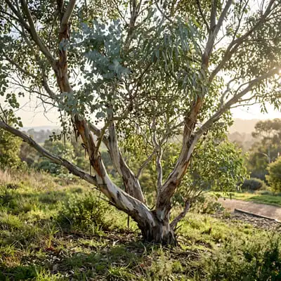 beuatiful eucalyptus gunnii on site