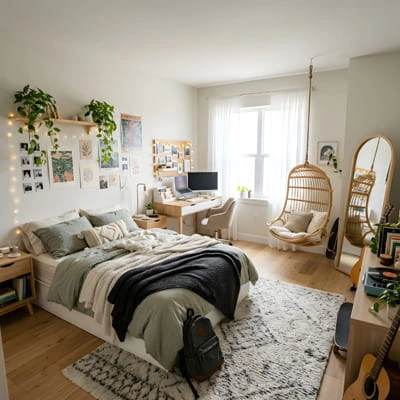 beautiful modern teenage bedroom