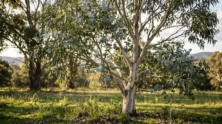 eucalyptus gunnii on site