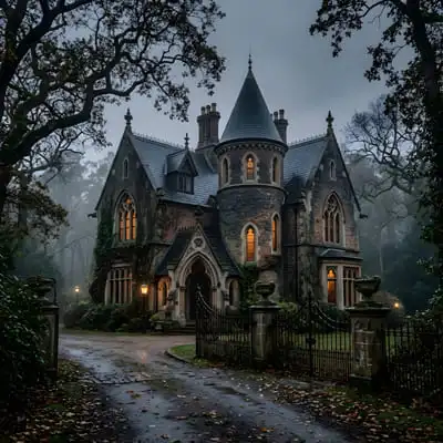 gothic style architectural façade