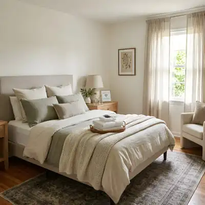 Comfortable Guest bedroom with wifi