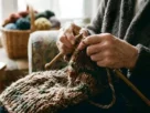 knitting hands