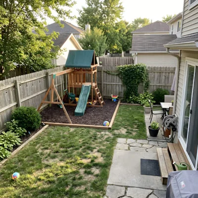 Outdoor Living: The Complete Guide to Patios, Verandahs, Pools, and Designing Comfortable Spaces Beyond the Home 27 residential backyard playground