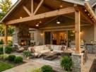 Residential covered patio