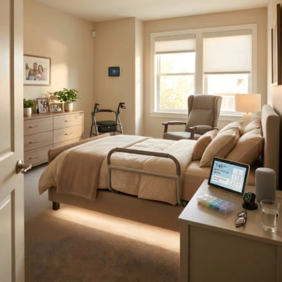 senior bedroom home