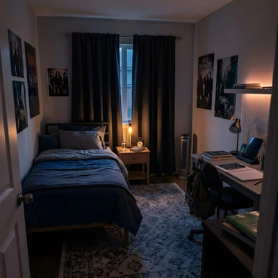 sleep friendly teen bedroom layout