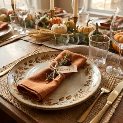 thanksgiving table fot dinner