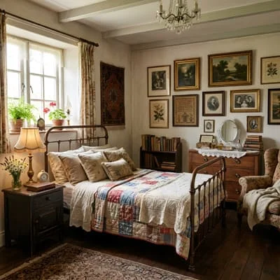 vintage decor bedroom